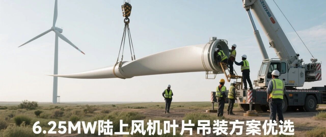 625MW陆上风机的叶片吊装方案优选